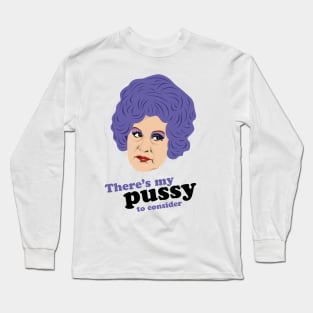 Mrs Slocombe from Are You Being Served? Long Sleeve T-Shirt